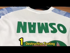 Uniformes bleus originaux à séchage rapide de club du football d'usage du football d'hommes du football de débardeur de club fait sur commande de formation