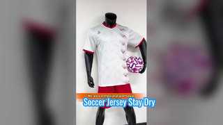 Maillot de football pour hommes, séchage rapide, confort respirant